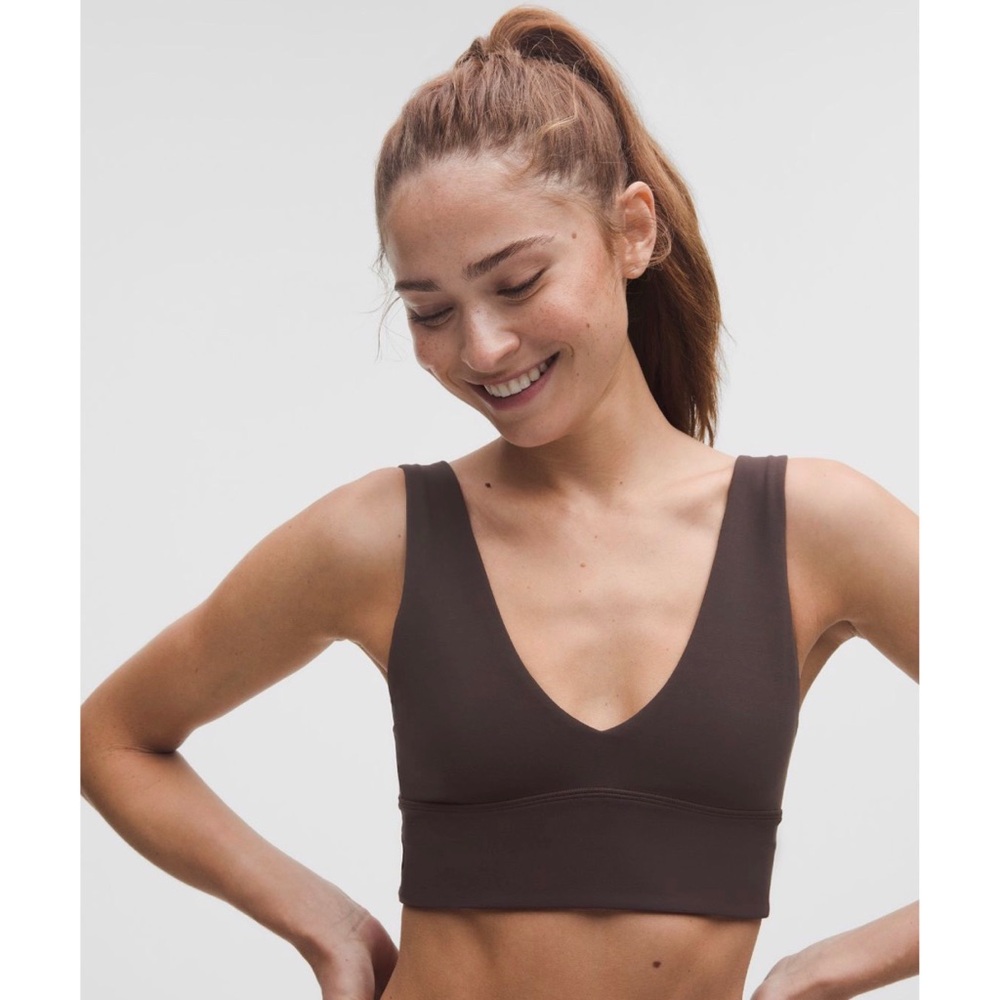 Lululemon align v neck bra espresso 14